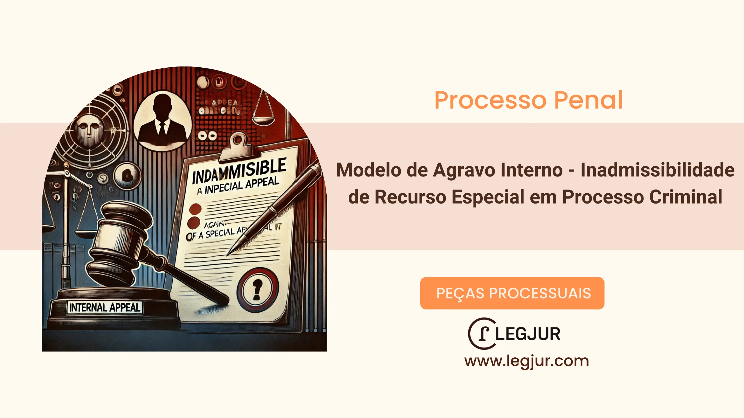 Modelo de Agravo Interno Contra Decisão Monocrática de Inadmissão de Recurso Especial em Processo Criminal com Fundamentação em Precedente Repetitivo do STJ