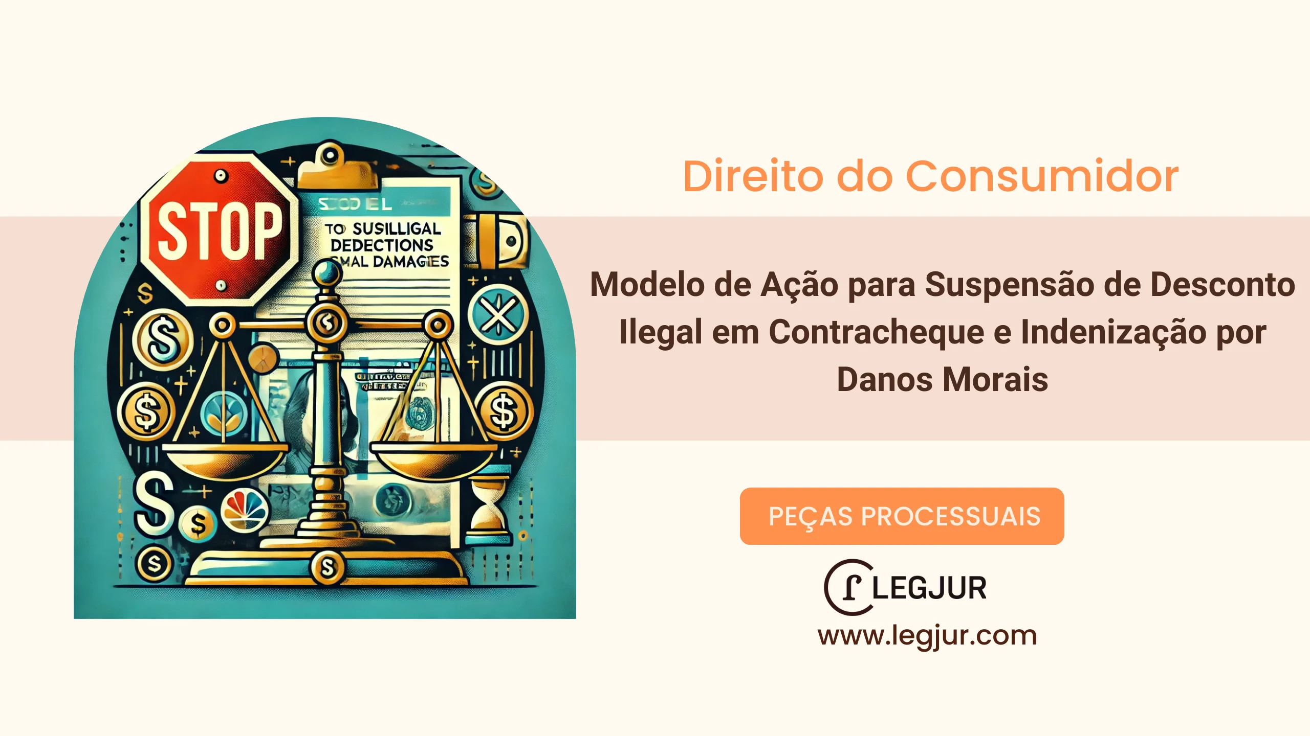 Modelo de Ação de Obrigação de Fazer com Pedido de Tutela de Urgência e Indenização por Danos Morais contra Descontos Indevidos de Empréstimo Consignado não Contratado em Contracheque de Servidor Público