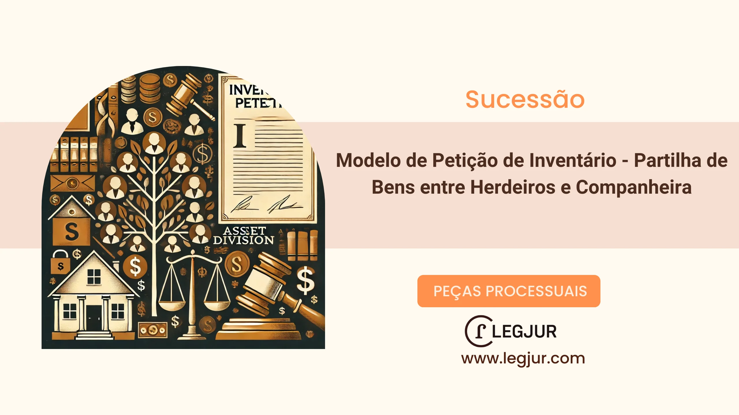 Modelo de Petição Inicial de Inventário Judicial – União Estável, Bens em Diversos Estados, Definição de Quinhões e Aplicação do Tema 809/STF