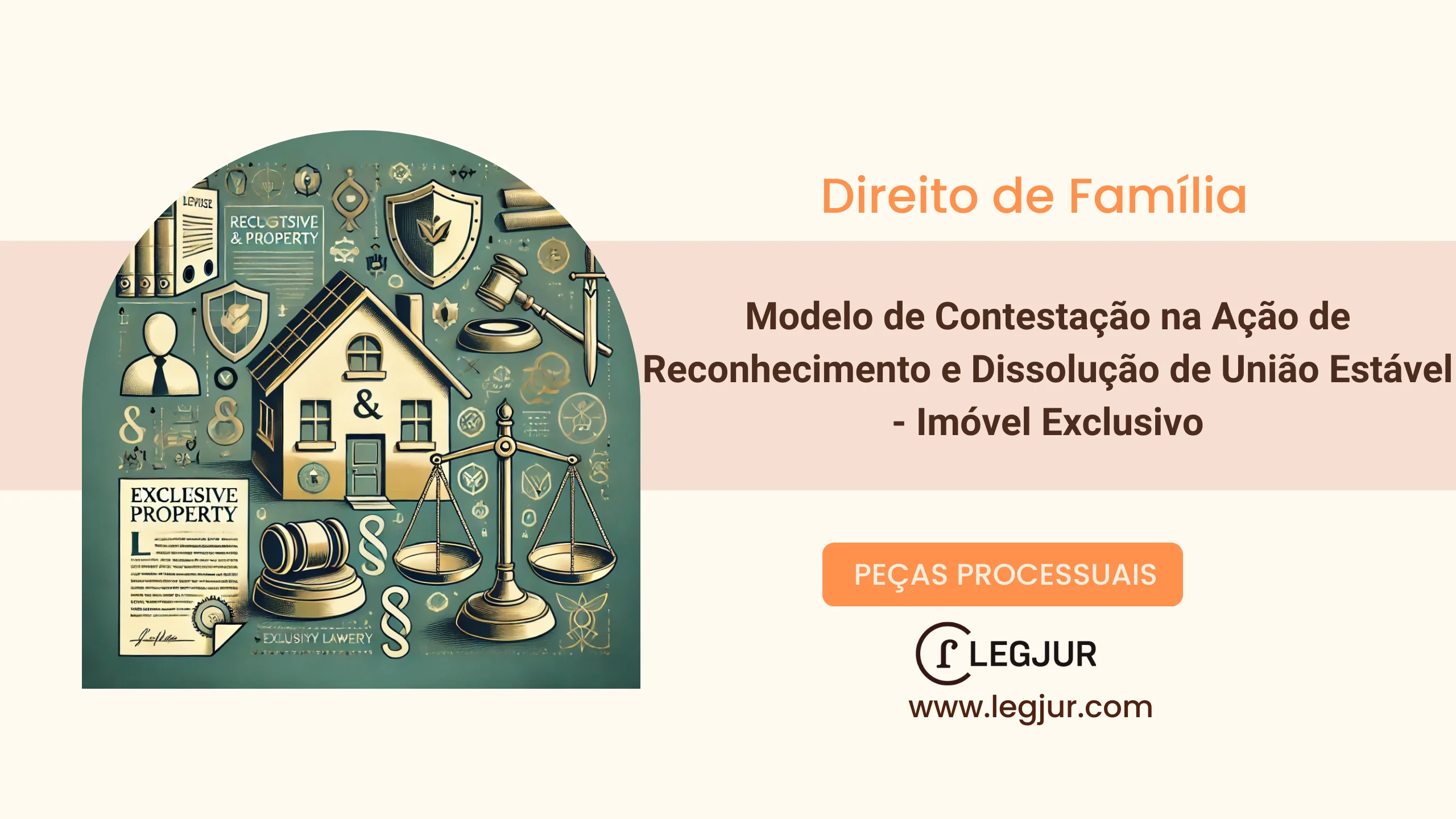 Modelo de Contestação à Ação de Reconhecimento e Dissolução de União Estável Cumulada com Partilha de Bem Imóvel: Impugnação de União Estável e Pedido de Exclusão de Partilha por Aquisição Antecedente e Ausência de Esforço Comum