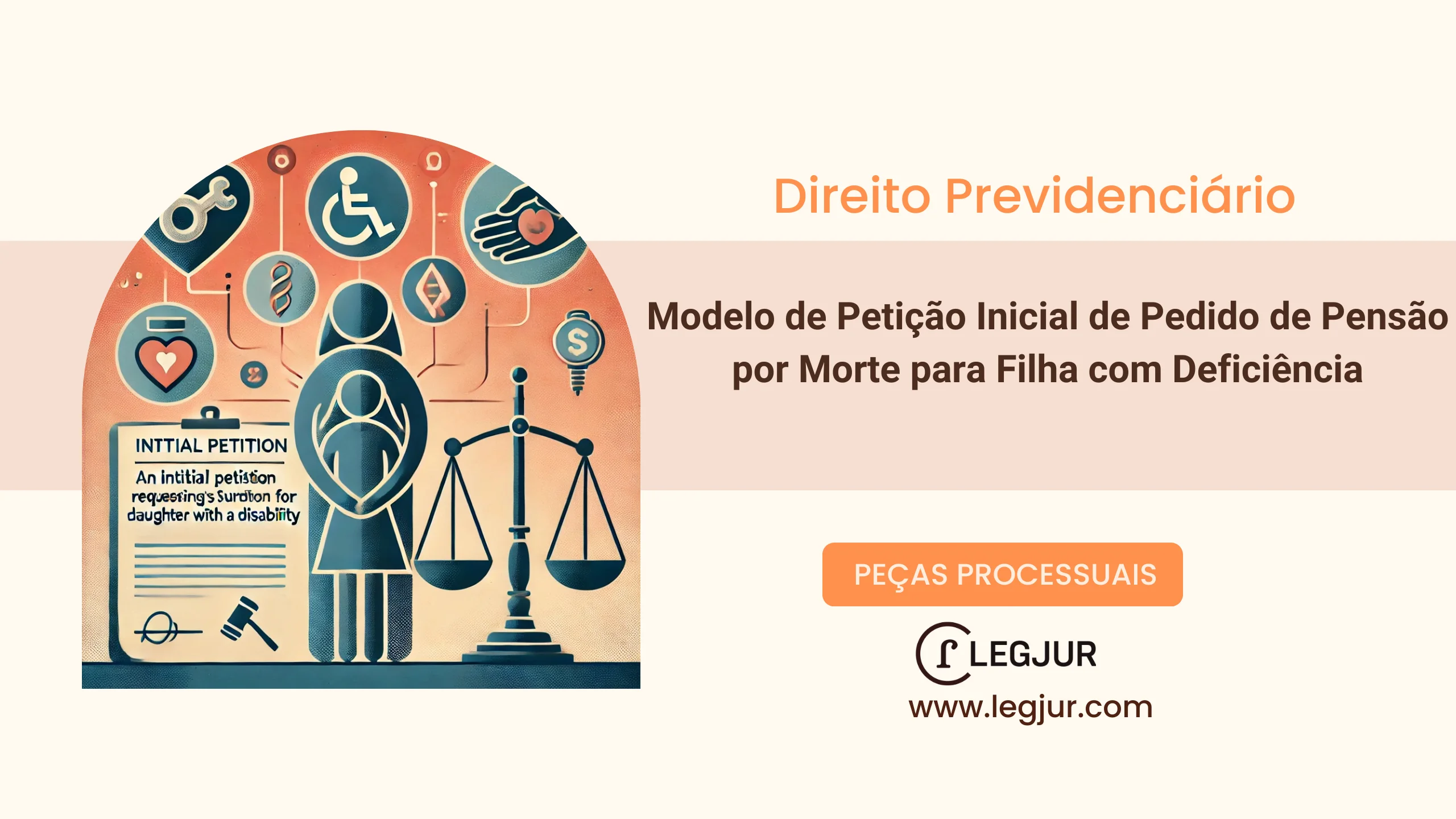 Modelo de Pedido de Transferência Integral de Pensão por Morte para Dependente com Deficiência (Síndrome de Down) em Face do INSS
