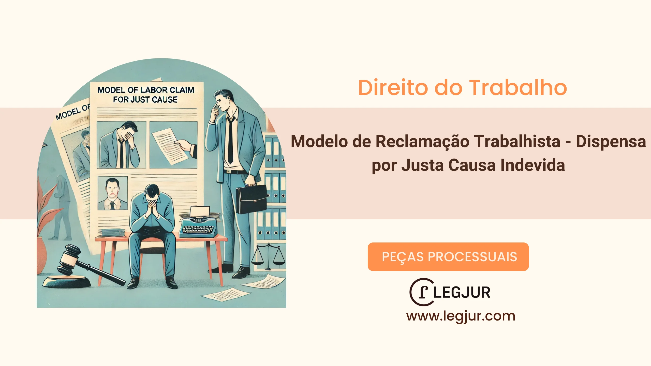 Modelo de Reclamação Trabalhista para Reversão de Justa Causa Aplicada por Ordem Indevida do Empregador e Pleito de Verbas Rescisórias