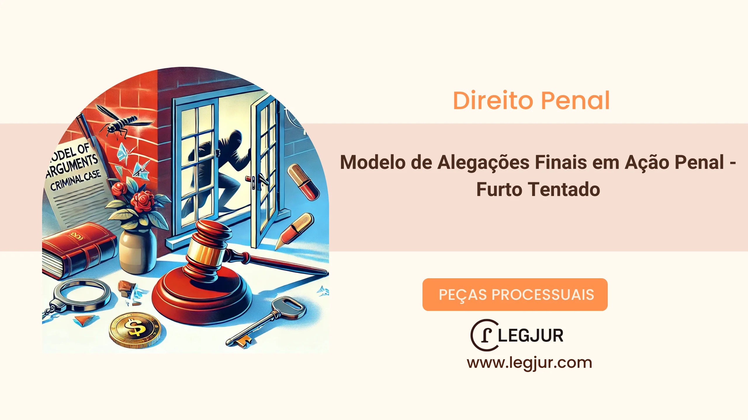 Modelo de Alegações Finais por Memoriais em Processo de Tentativa de Furto Qualificado: Nulidade por Ausência de Intimação, Imprescindibilidade de Perícia e Pleitos Subsidiários na Defesa de Réu Preso em Flagrante