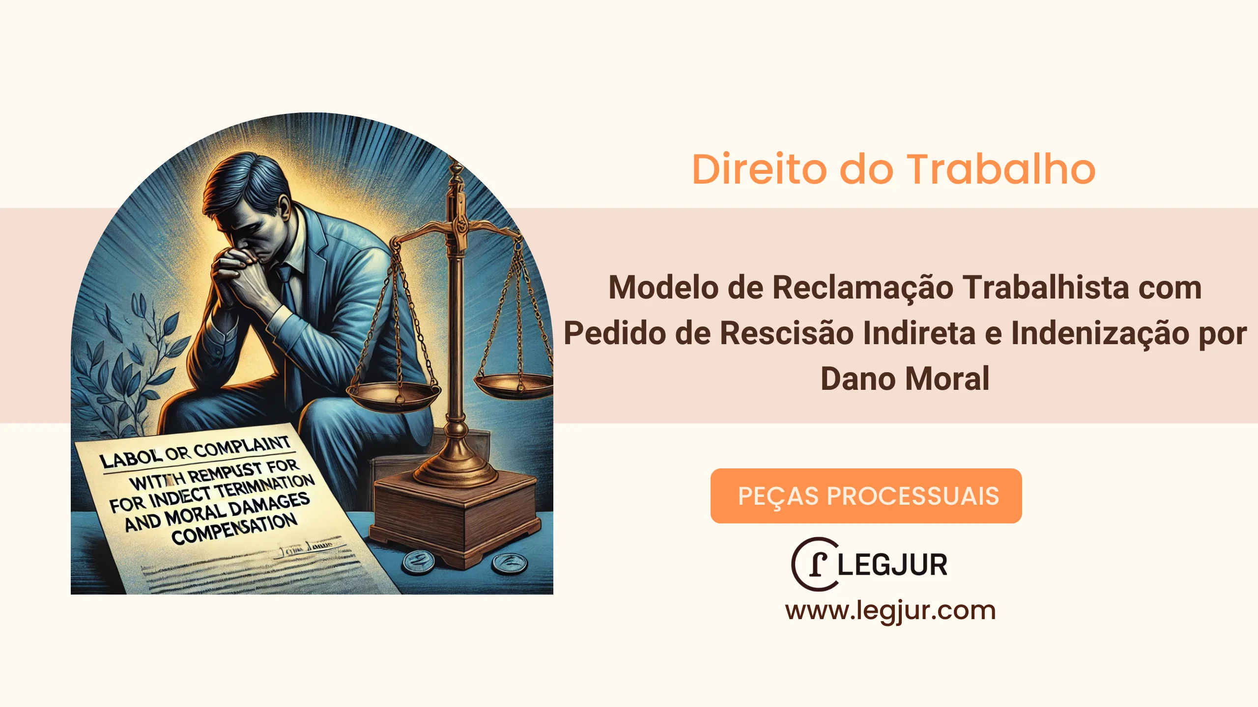 Modelo de Reclamação Trabalhista com Pedido de Rescisão Indireta, Indenização por Danos Morais e Adicional por Acúmulo de Função contra Vivo S.A.