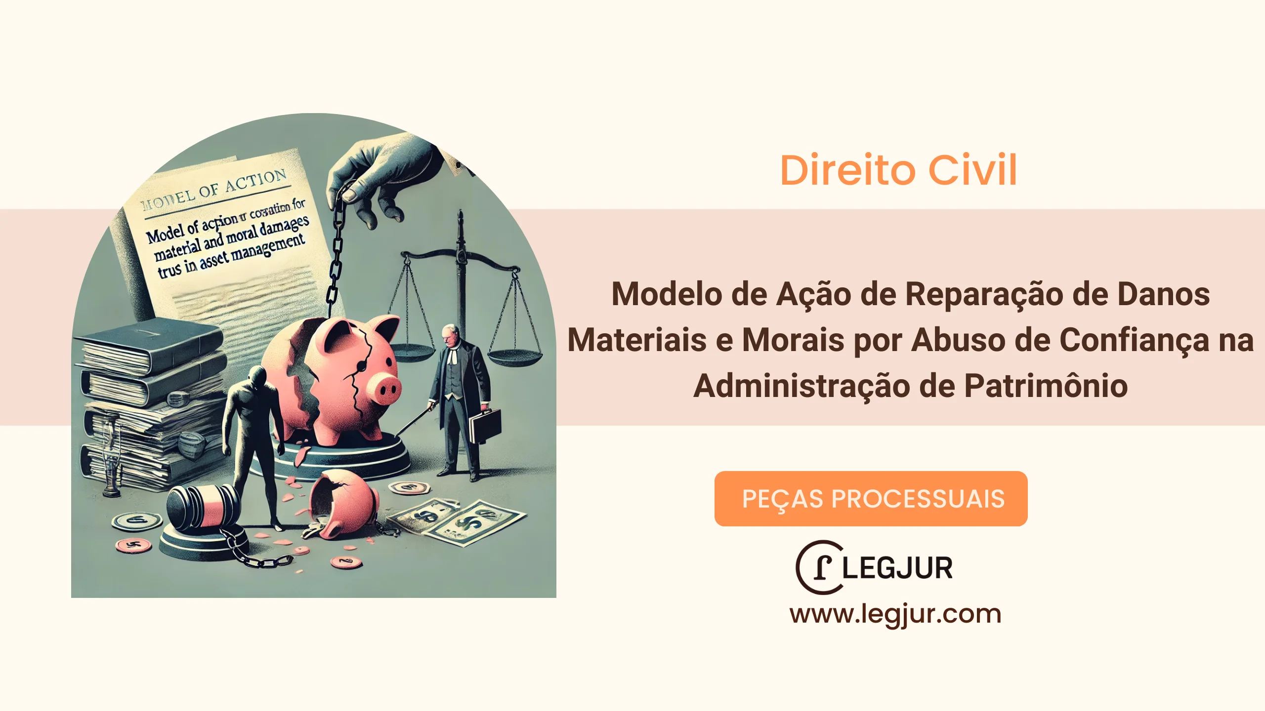 Modelo de Petição Inicial de Ação de Reparação de Danos Materiais e Morais por Abuso de Confiança e Dilapidação Patrimonial de Pessoa Idosa contra Administrador de Bens