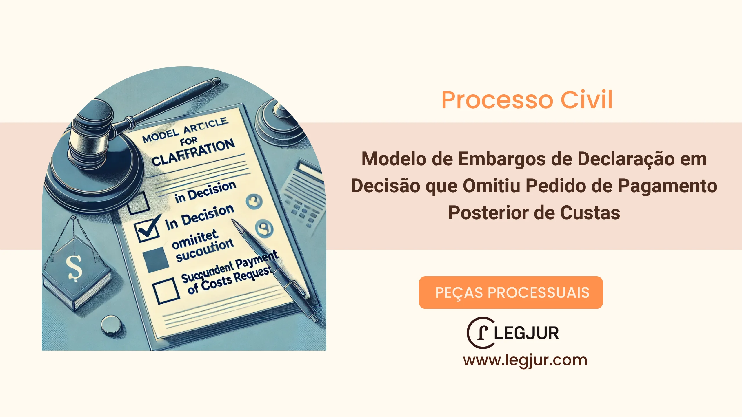 Modelo de Embargos de Declaração para Suprir Omissão sobre Pedido de Pagamento Posterior de Custas Processuais em Face de Bloqueio Judicial de Conta Corrente – Parte Advogada – Fundamentação no CPC/2015, CF/88 e Lei do Sigilo Fiscal