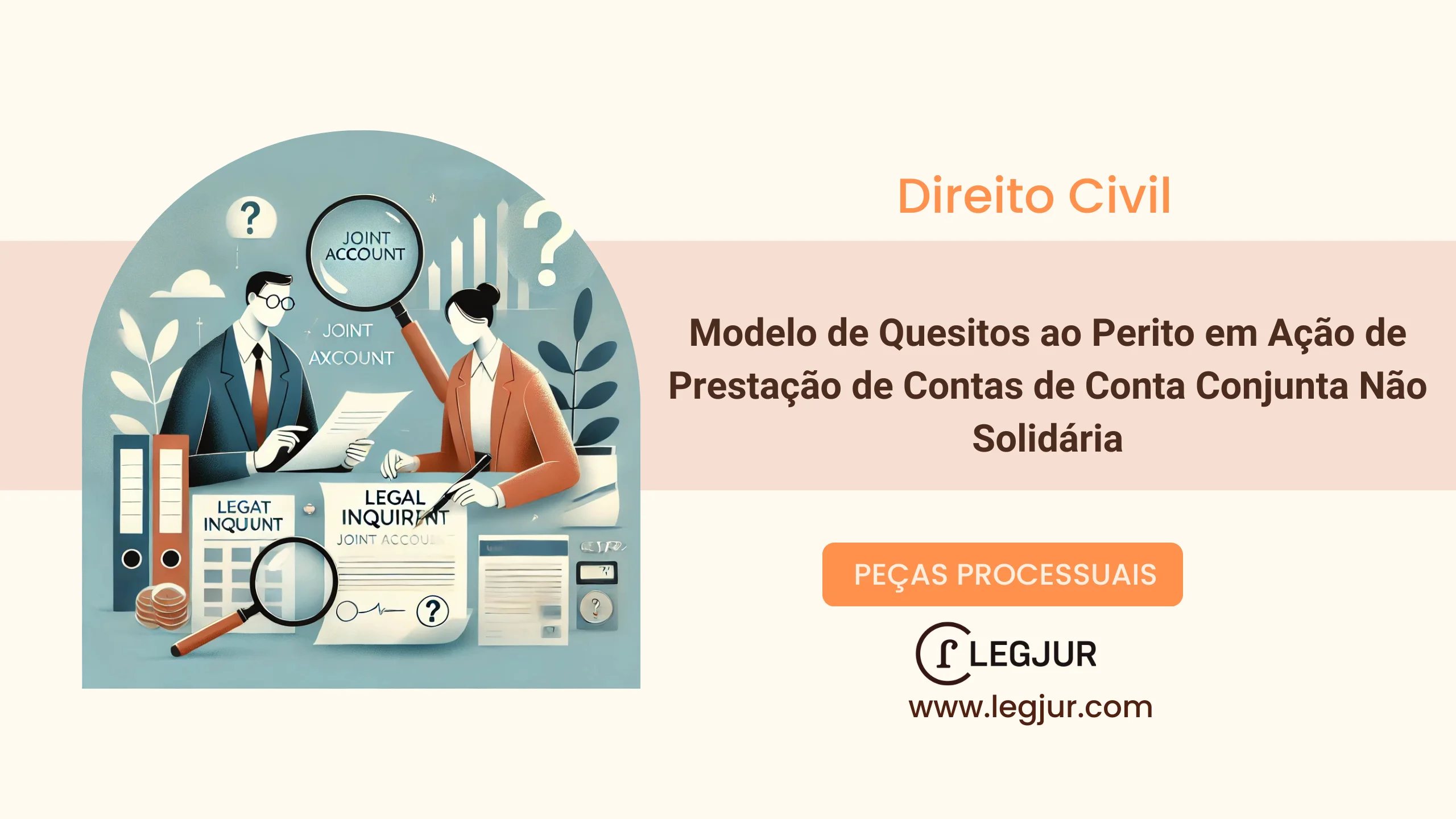 Modelo de Petição de Apresentação de Quesitos ao Perito em Ação de Prestação de Contas Bancárias entre Herdeiros e Mandatários