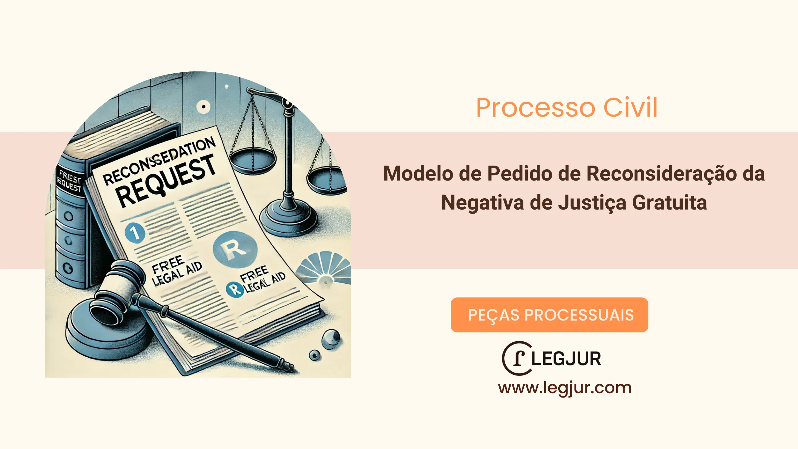 Modelo de Pedido de Reconsideração de Decisão que Indeferiu Benefício da Justiça Gratuita em Processo Cível, com Fundamentação Constitucional e Processual, e Requerimento de Oportunidade para Comprovação de Hipossuficiência