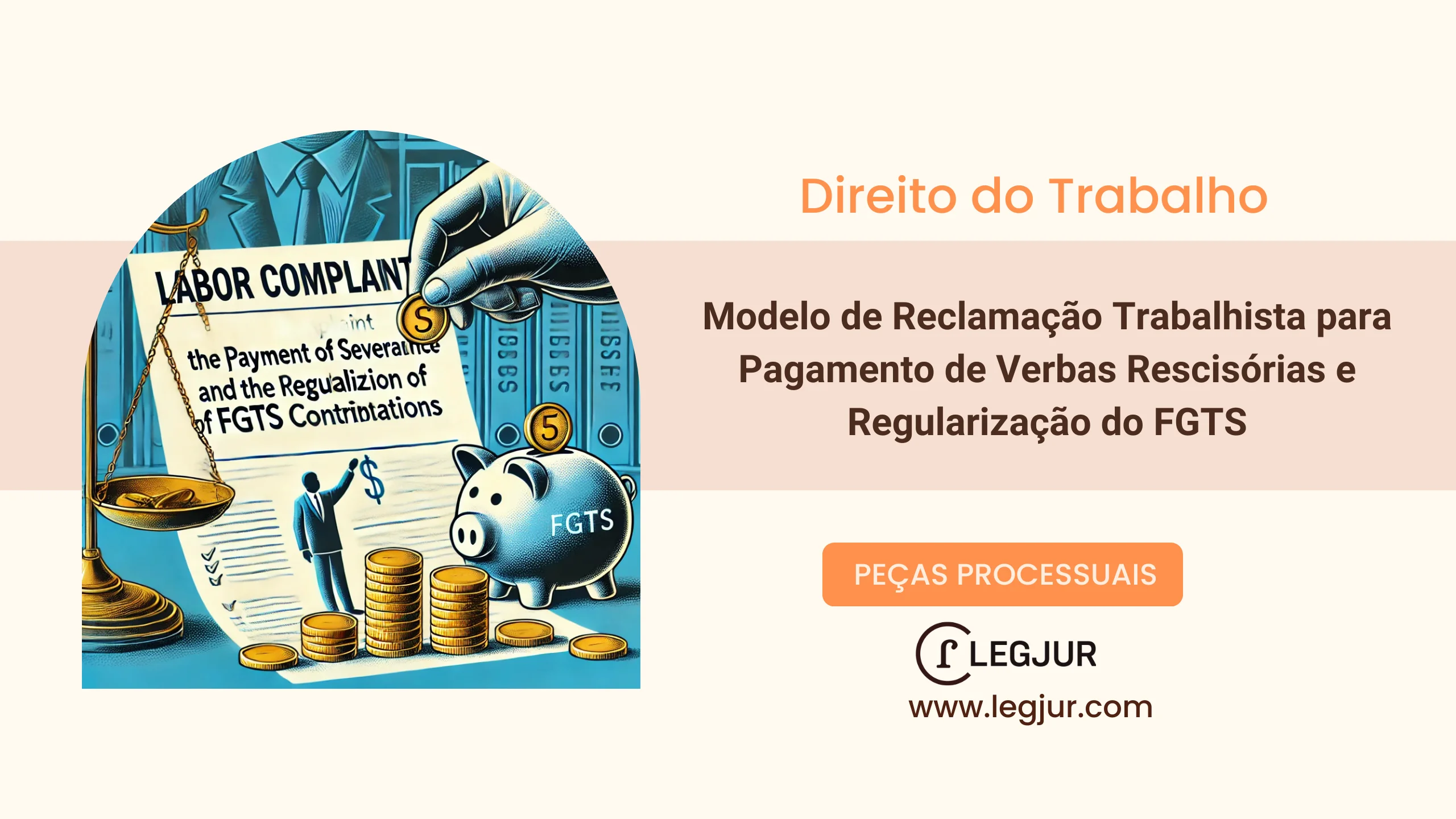 Modelo de Reclamação Trabalhista para Cobrança de Verbas Rescisórias Não Pagas em Rescisão Sem Justa Causa