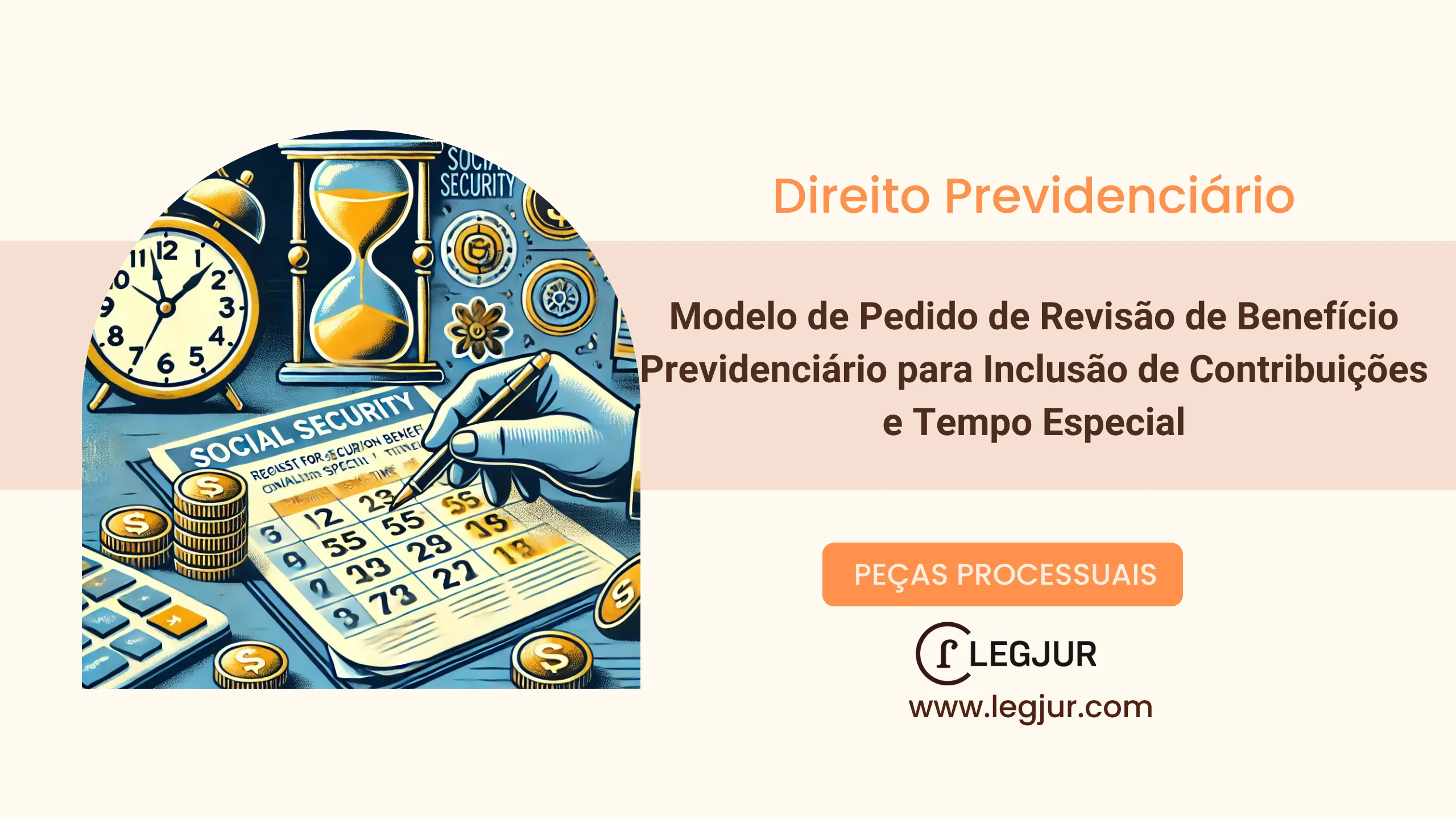 Modelo de Pedido de Revisão de Benefício Previdenciário com Inclusão de Períodos Contributivos e Contagem Especial de Tempo de Serviço