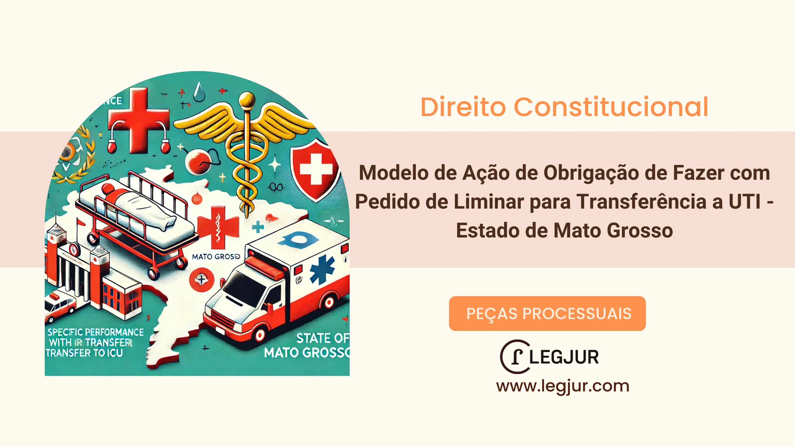 Modelo de Pedido de Tutela de Urgência para Garantia de Internação em UTI - Direito à Saúde e Dignidade Humana