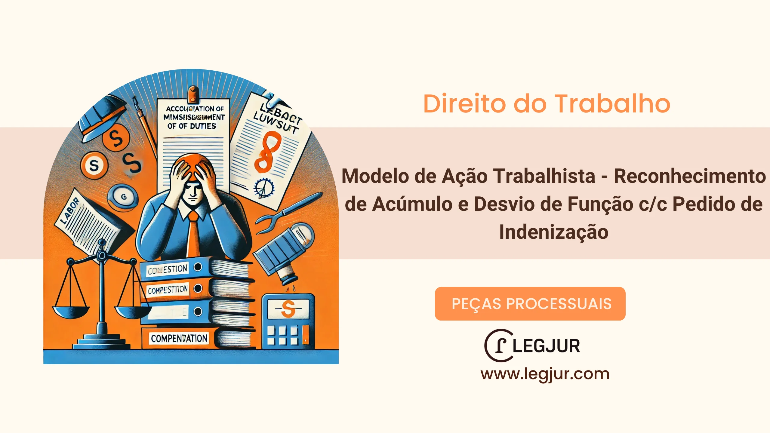 Modelo de Reclamação Trabalhista por Acúmulo de Funções com Pedido de Reconhecimento de Adicional Salarial e Reflexos em Verbas Trabalhistas