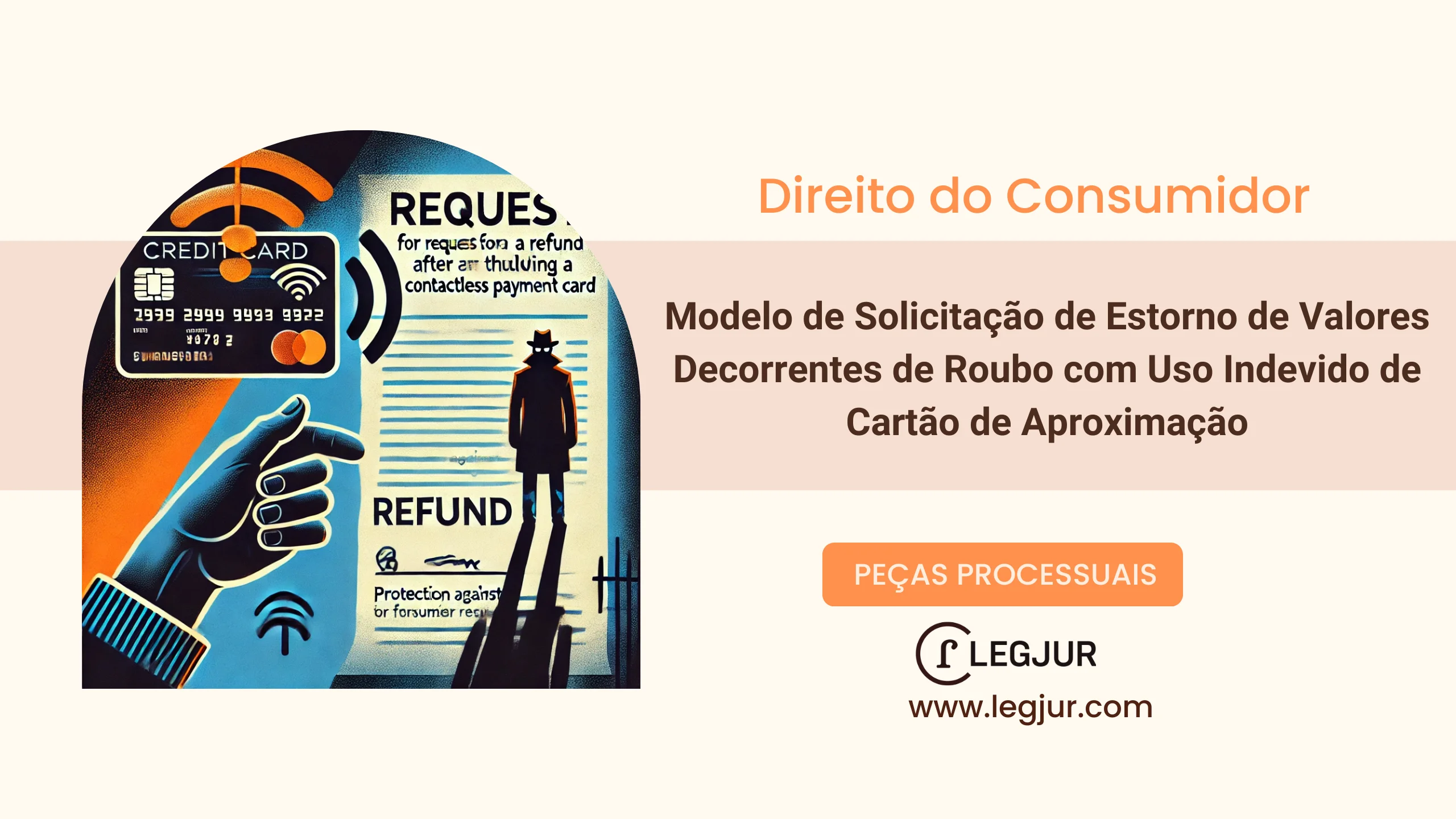 Modelo de Solicitação de Estorno de Valores Decorrentes de Roubo com Uso Indevido de Cartão de Aproximação