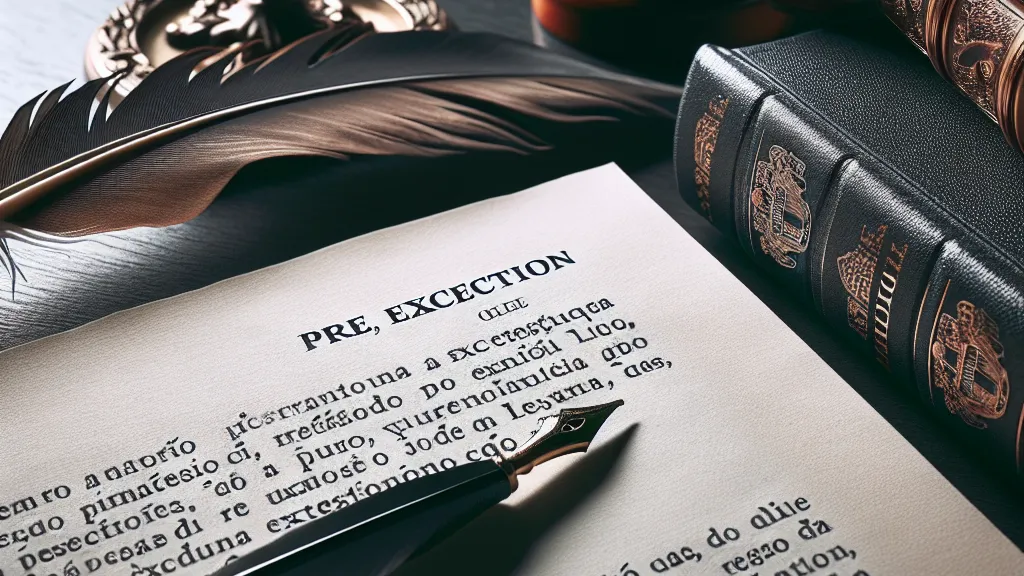 Modelo de Exceção de Pré-Executividade em Ação de Execução de Título Extrajudicial com Fundamentação no CPC/2015