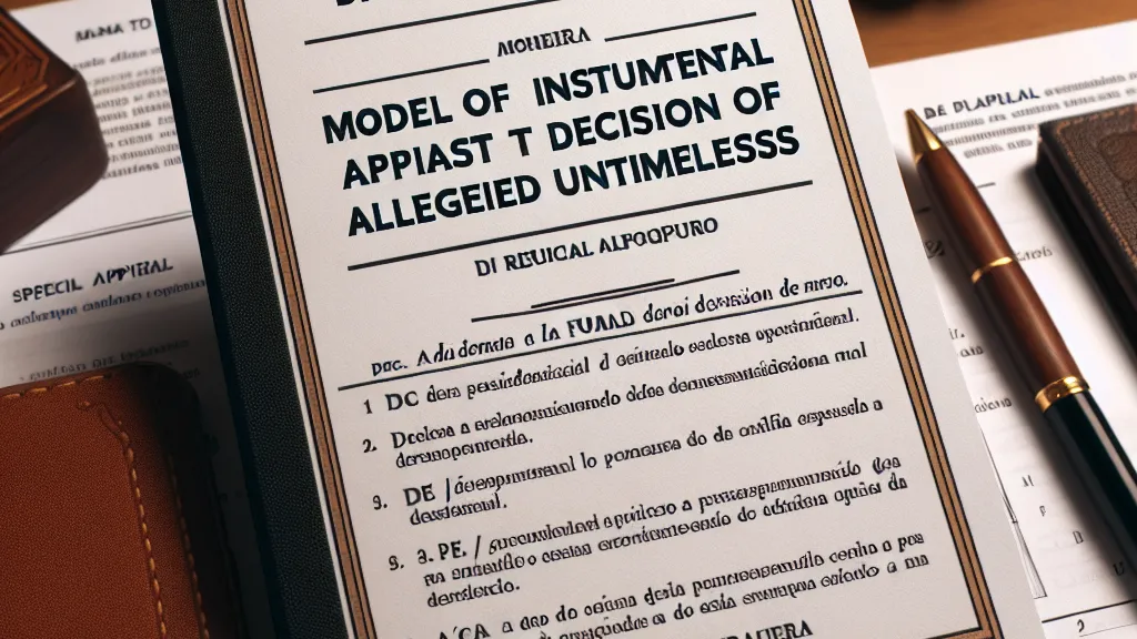 Modelo de Agravo de Instrumento contra Decisão de Indeferimento de Recurso Especial por Suposta Intempestividade