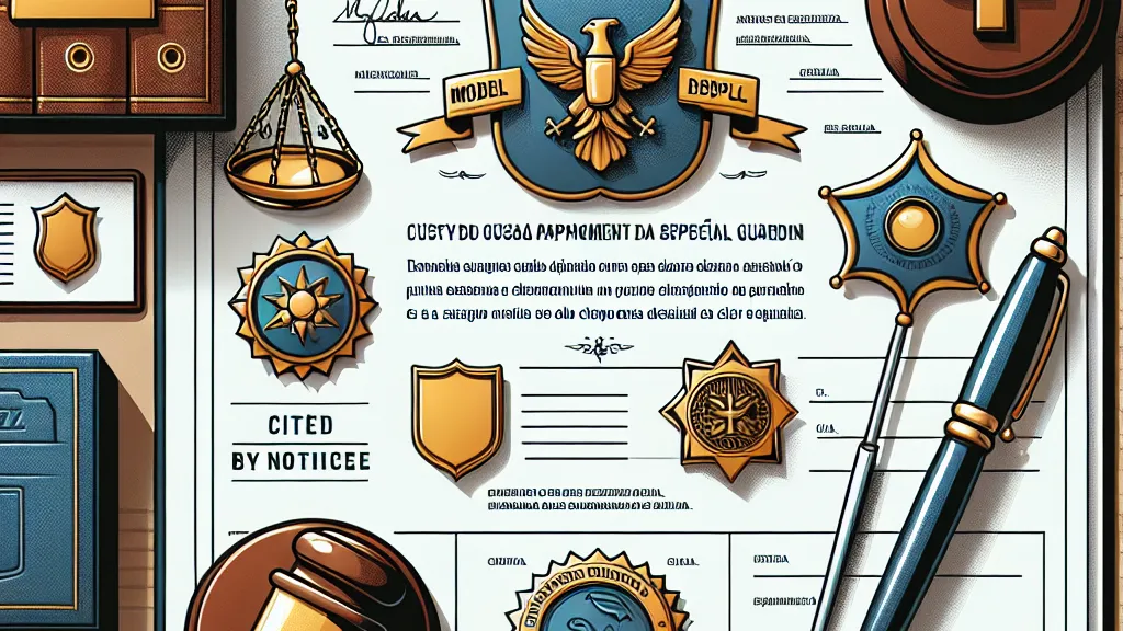 Modelo de Contestação por Negativa Geral em Ação de Guarda com Nomeação de Curador Especial, Citada por Edital