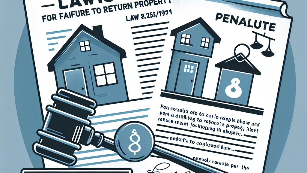 Modelo de Ação de Despejo por Falta de Devolução de Imóvel com Base na Lei 8.245/1991 e Aplicação de Penalidade Contratual