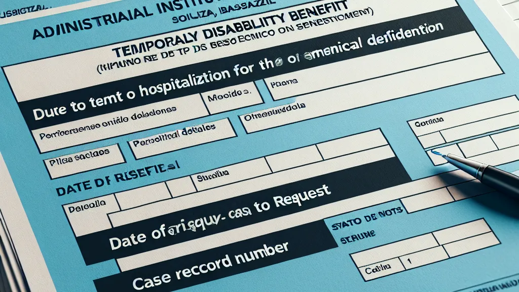 Modelo de Requerimento Administrativo ao INSS para Concessão de Benefício por Incapacidade Temporária Devido a Internação para Tratamento de Dependência Química