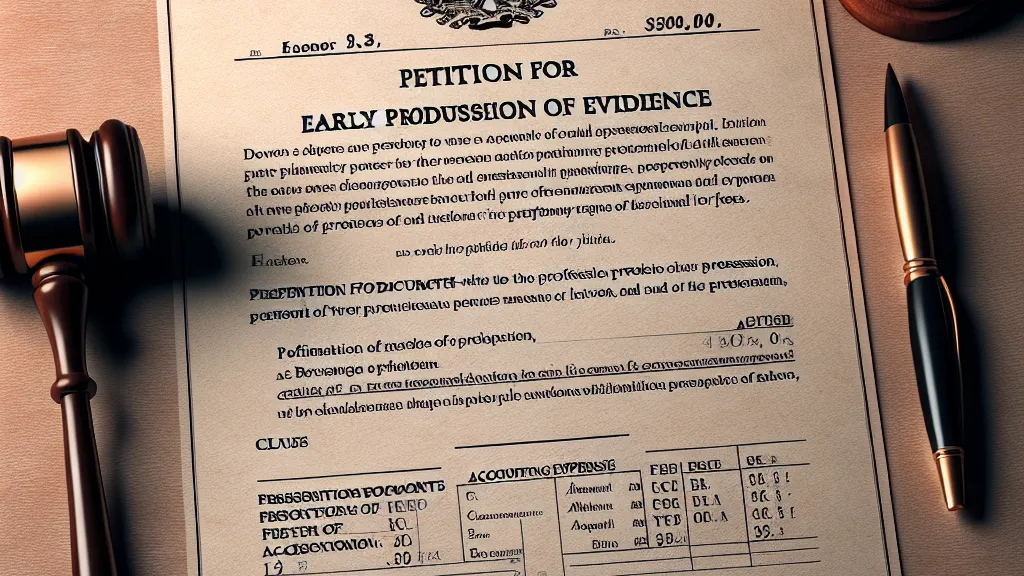 Modelo de Petição inicial de produção antecipada de provas para exibição de documentos e realização de perícia contábil visando apuração de honorários advocatícios entre advogado A.J. dos S. e empresária M.F. de S. ...