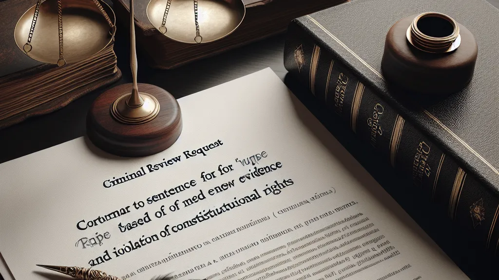 Modelo de Pedido de Revisão Criminal para Desconstituir Sentença Condenatória por Estupro de Vulnerável com Fundamentação em Novas Provas e Violação de Direitos Constitucionais no Tribunal de Justiça de Goiás