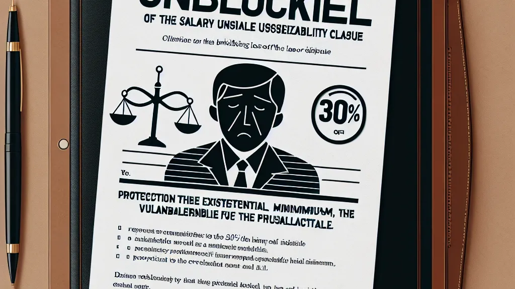 Modelo de Pedido de desbloqueio imediato de 30% de salário bloqueado em execução trabalhista, com fundamento na impenhorabilidade salarial do CPC/2015, proteção ao mínimo existencial e vulnerabilidade da parte autora e seu f...