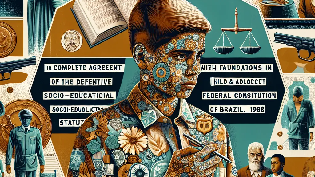 Modelo de Manifestação de Concordância Integral da Defesa com Sentença que Aplicou Medidas Socioeducativas Protetivas ao Adolescente A. J. dos S. na Vara da Infância e Juventude, com Fundamentação no ECA e CF/88