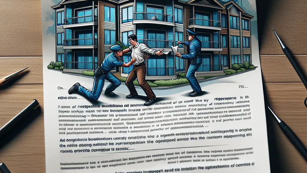 Modelo de Notificação Judicial do Condomínio Residencial para esclarecimento sobre ausência de responsabilidade por suposta perturbação do sossego e reafirmação da competência exclusiva dos condôminos envolvidos