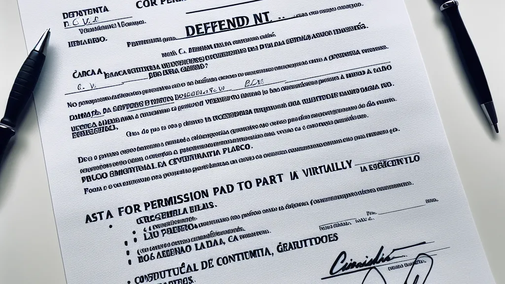 Modelo de Manifestação do réu C. V. na 1ª Vara de Garça/SP solicitando participação virtual na audiência de instrução e julgamento, com base em legislação processual e garantias constitucionais